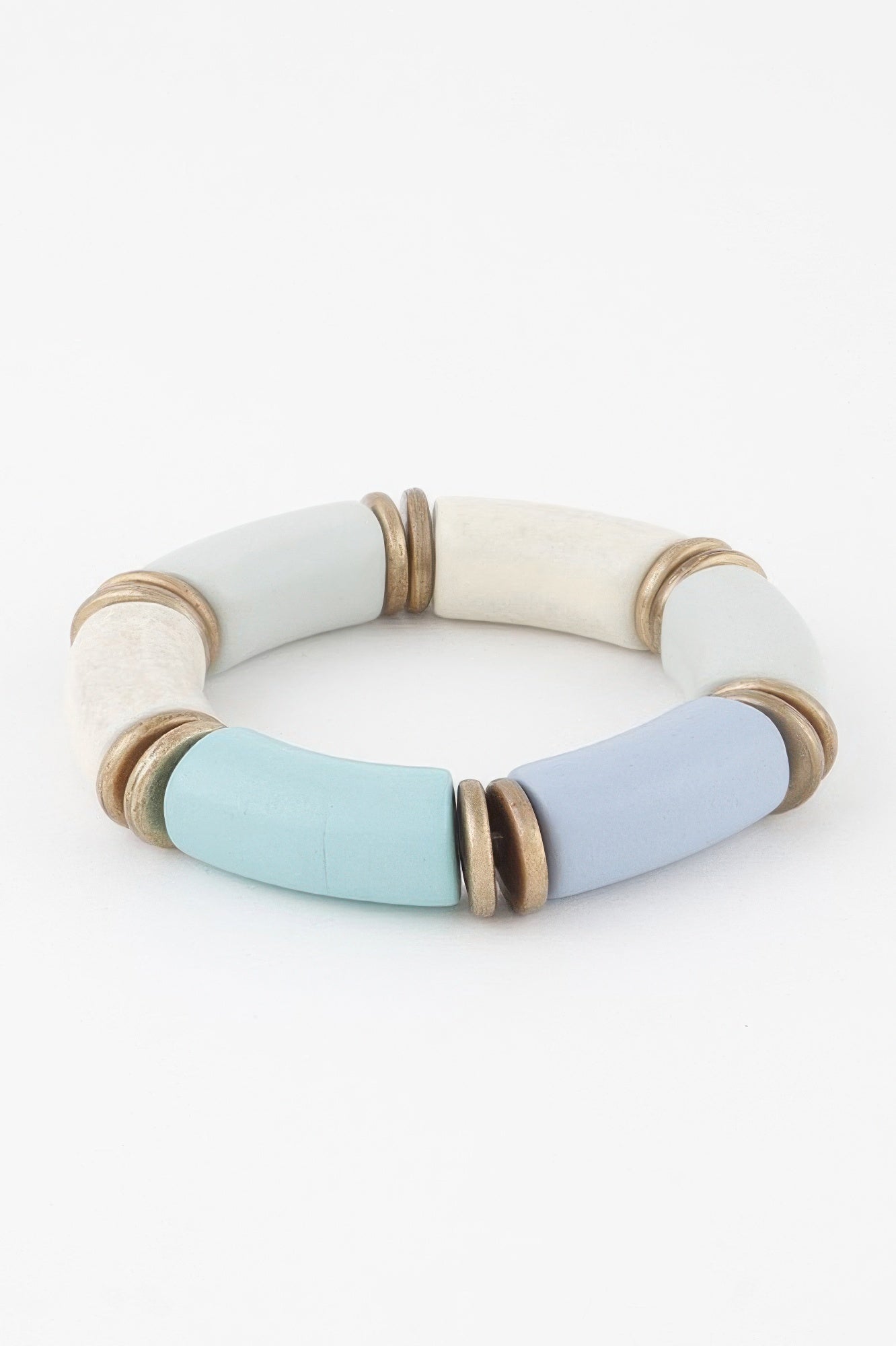 Pastel Tube Bead Bracelet