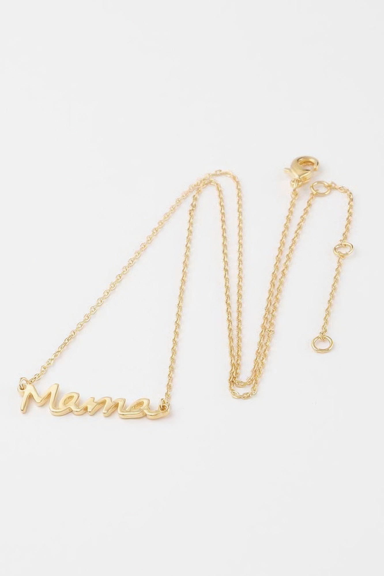 Cursive Mama Script Necklace