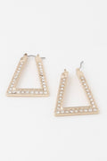 Geometric Rhinestone Earrings