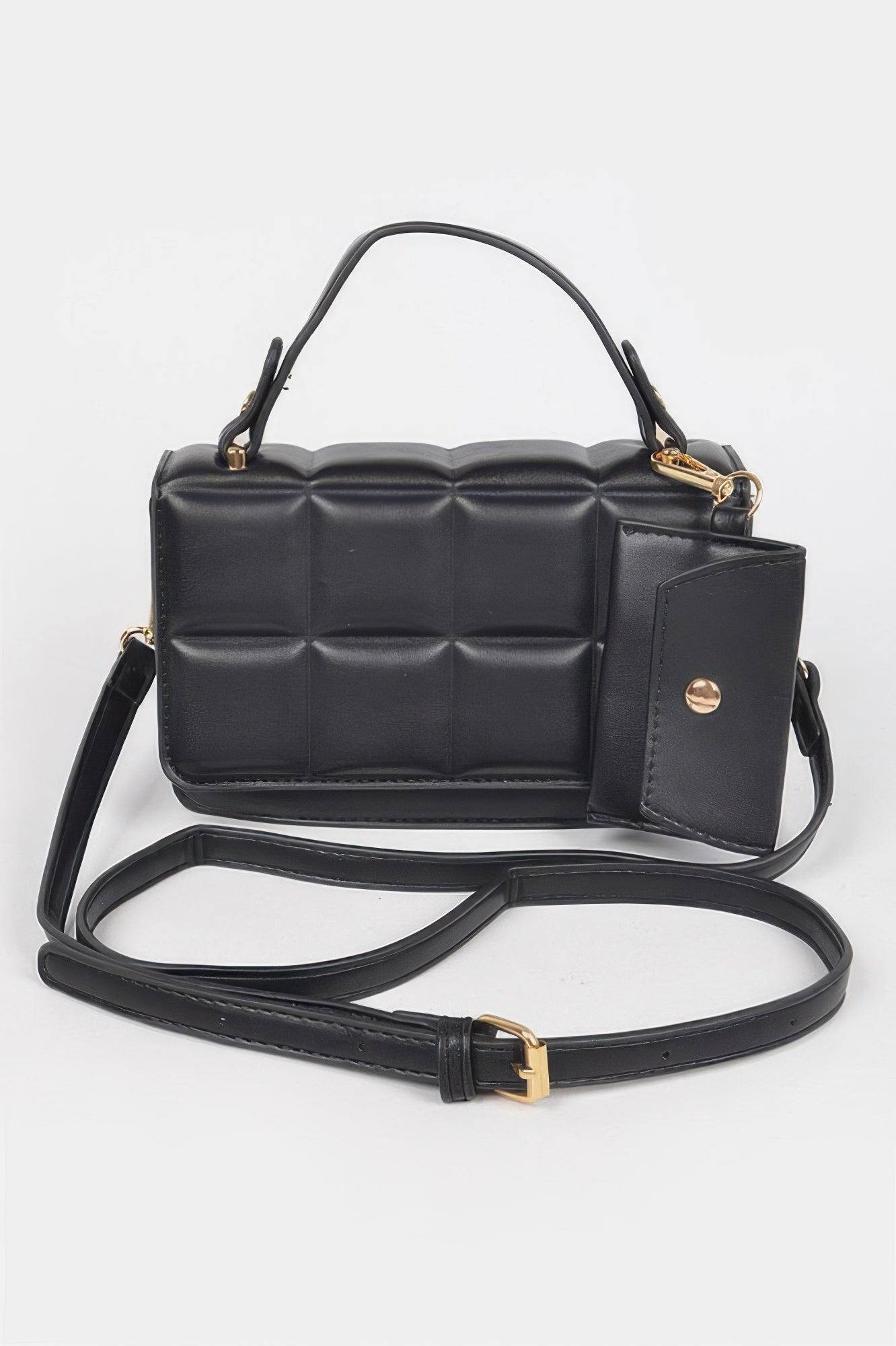 Quilted Top Handle Bag