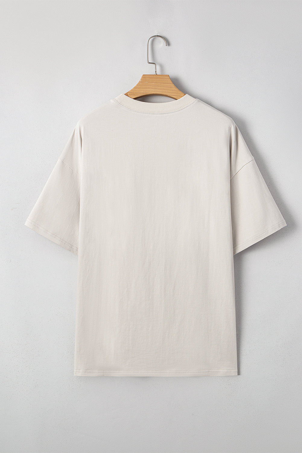 Casual Oversize Big Bow Printed Drop Shoulder Tunic Casual Tee