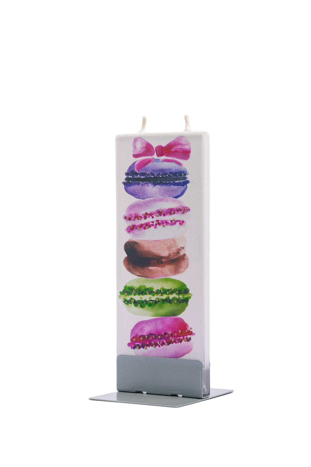 Flatyz Macarons with Bow Candle
