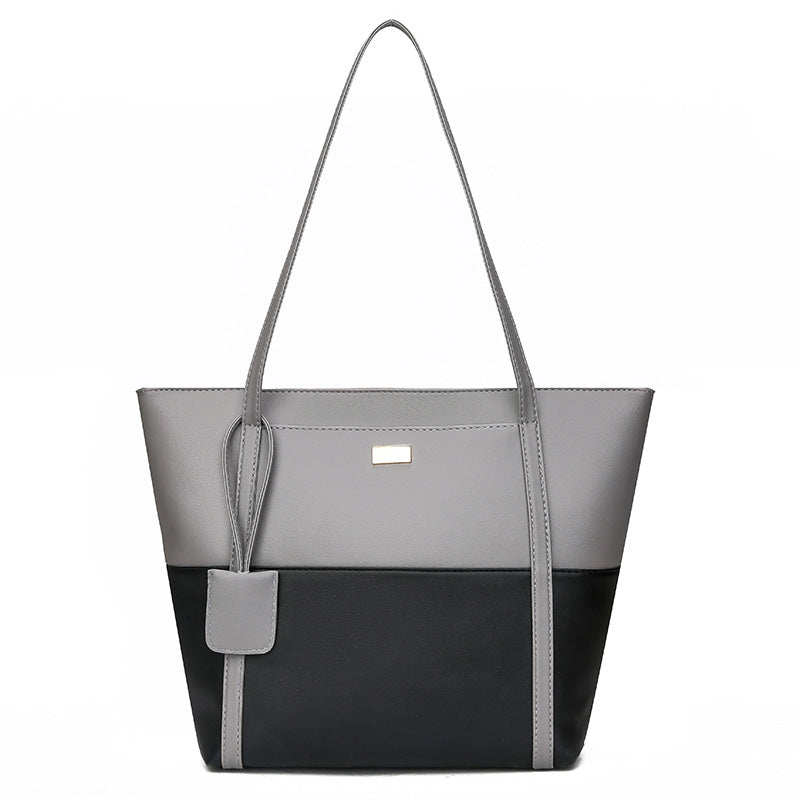 Premium PU Leather Tote Bag - Large Capacity Handbag for Women