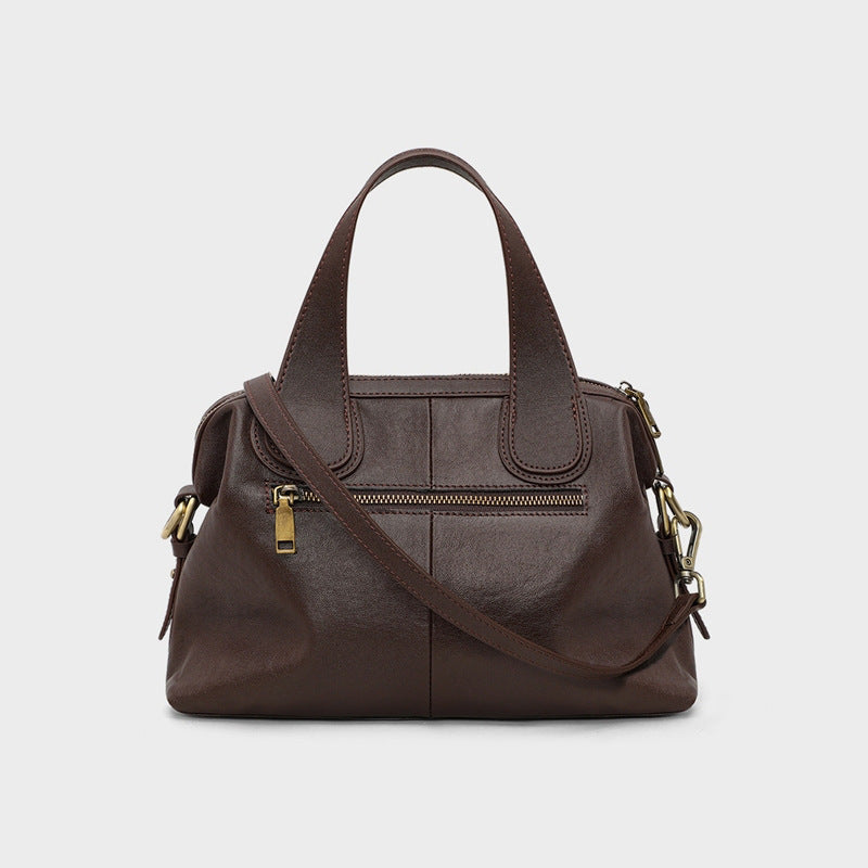 Women's Large Capacity Crossbody Shoulder Bag - PU Leather Fashion Handbag with Multiple Compartments