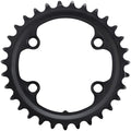 Shimano GRX FC-RX820-2 Chainring - 31t Inner Ring 80 BCD For 2x 12-Speed BLK
