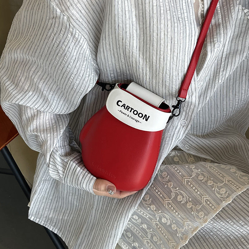 Women's Color-Block Crossbody Bag – PU Leather Shoulder Bag with Phone Pocket