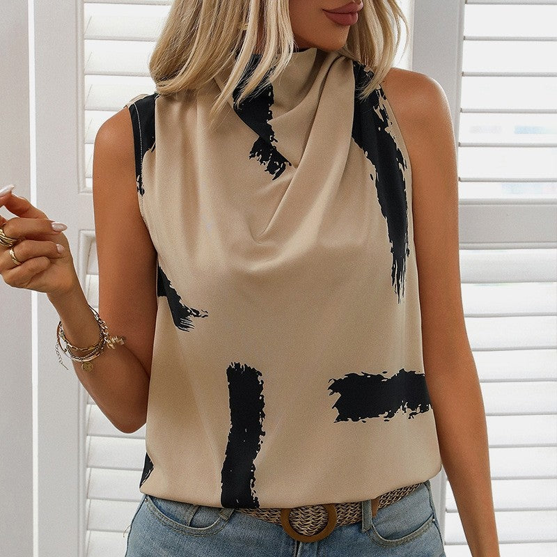 Fashionable Sleeveless Oversized Pullover Top
