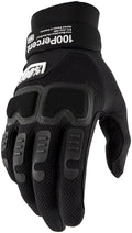 100% Langdale Gloves - Black Full Finger Men's X-Large