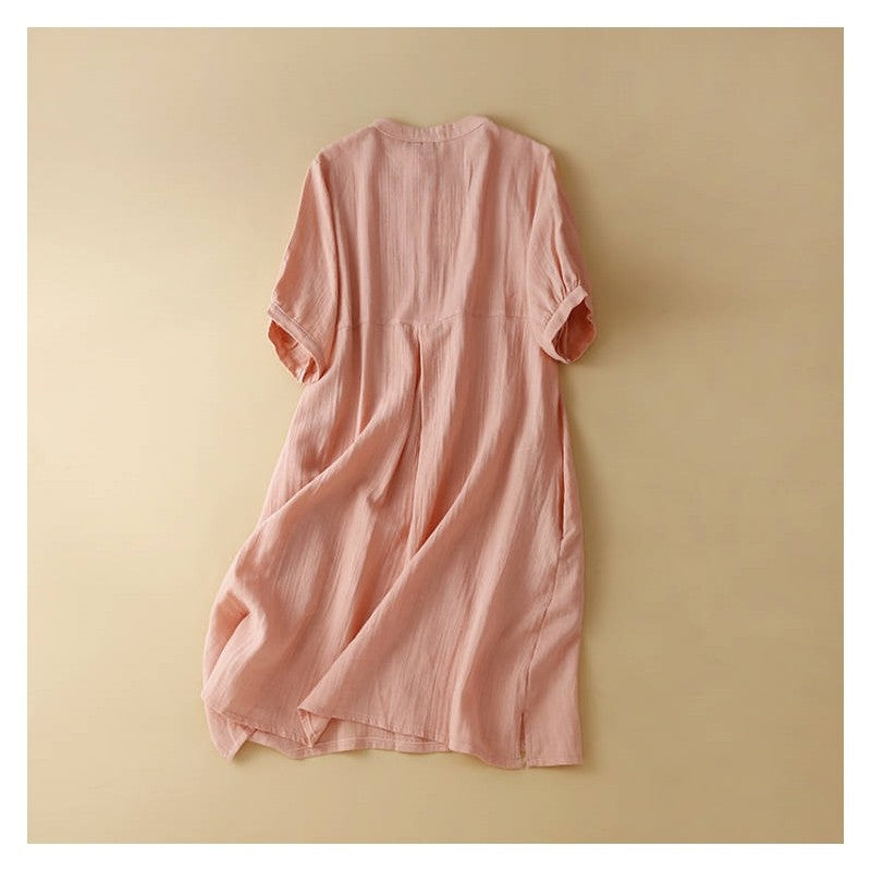 French Pleated Vintage Dress