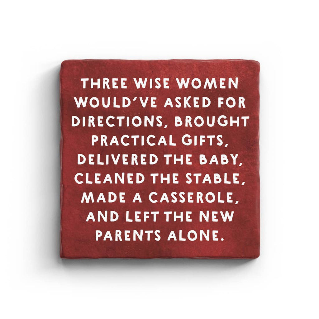Three Wise Women Marble Coaster