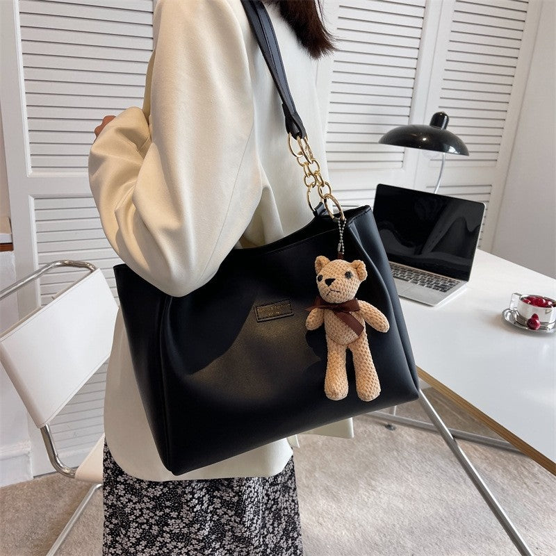 Versatile Shoulder Tote Bag with Large Capacity