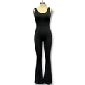 Hollow Out Seamless Bodysuit in Solid Color
