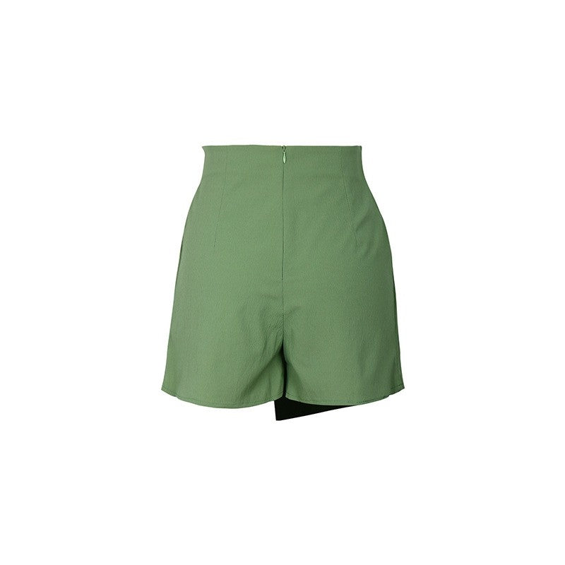 Solid Color High-Waisted Skirt Pants: Elevate Your Style