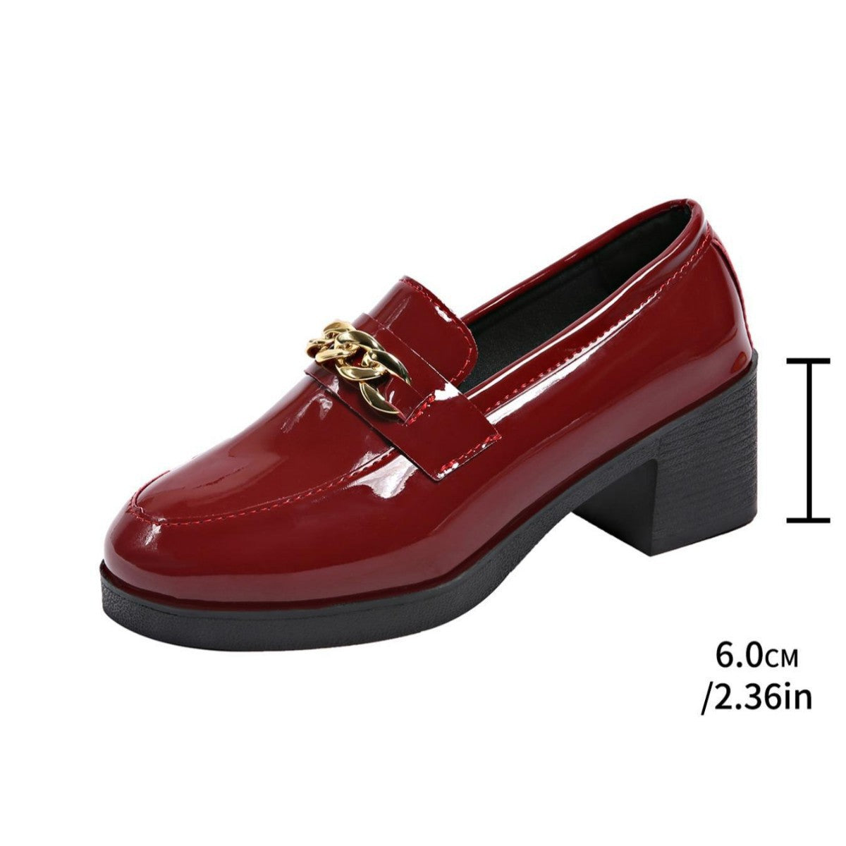 Women's Bowtie Platform Pumps - Low Heel Slip-On Dress Shoes