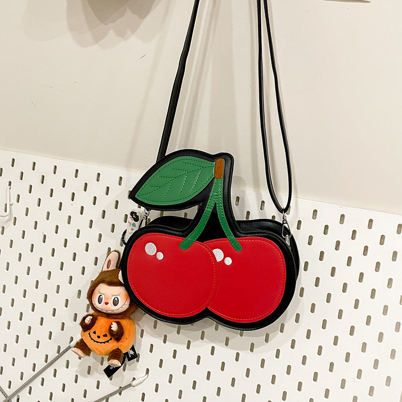Contrast-Color Women's Crossbody Shoulder Bag