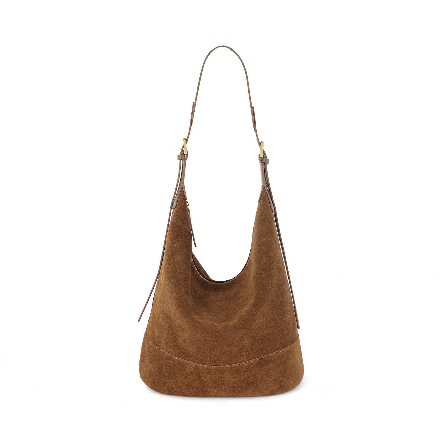 Retro Suede Bucket Bag – Women's Slouchy Shoulder & Crossbody Bag | PU Leather Commuter Handbag