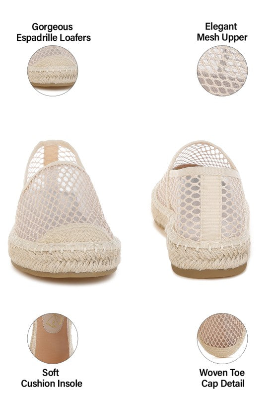 Manara Mesh Espadrille Loafers