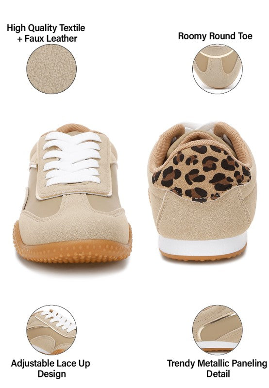 Zuccia Comfortable Lace-Up Sneakers