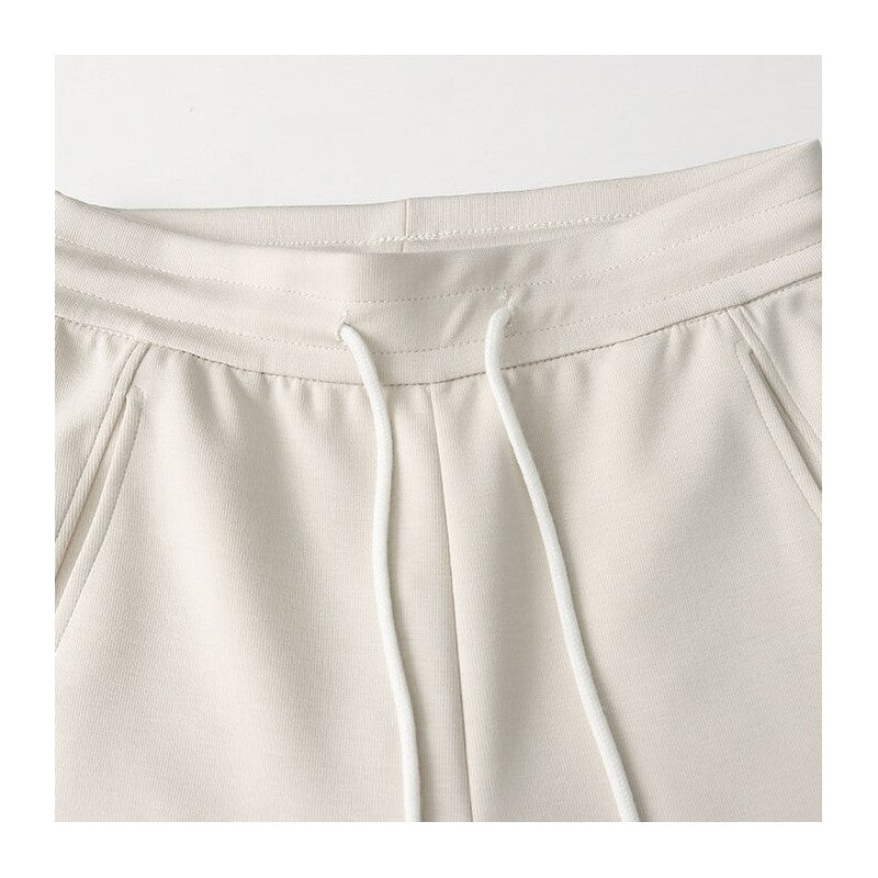 High-Waisted Flared Pants with Velvet-Lined Interior