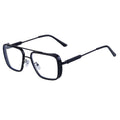 Retro Fashion Men's Sunscreen Box Sunglasses