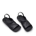 Women's Square Toe Roman Flat Sandals | Open Toe Beach Sandals | Soft PU Leather Slides