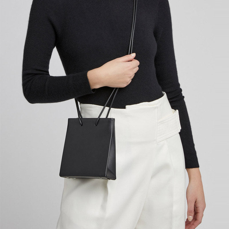 Mini Crossbody Bag for Women – Minimalist PU Leather Shoulder Bag