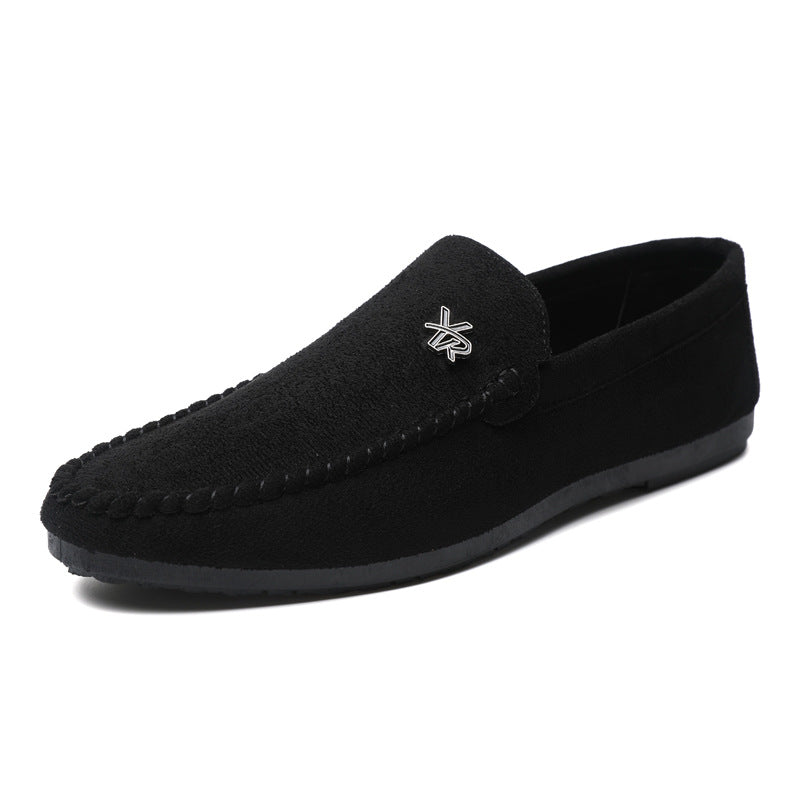 Men's Breathable Business Casual Slip-On Shoes - Lightweight PU Leather Dress Shoes