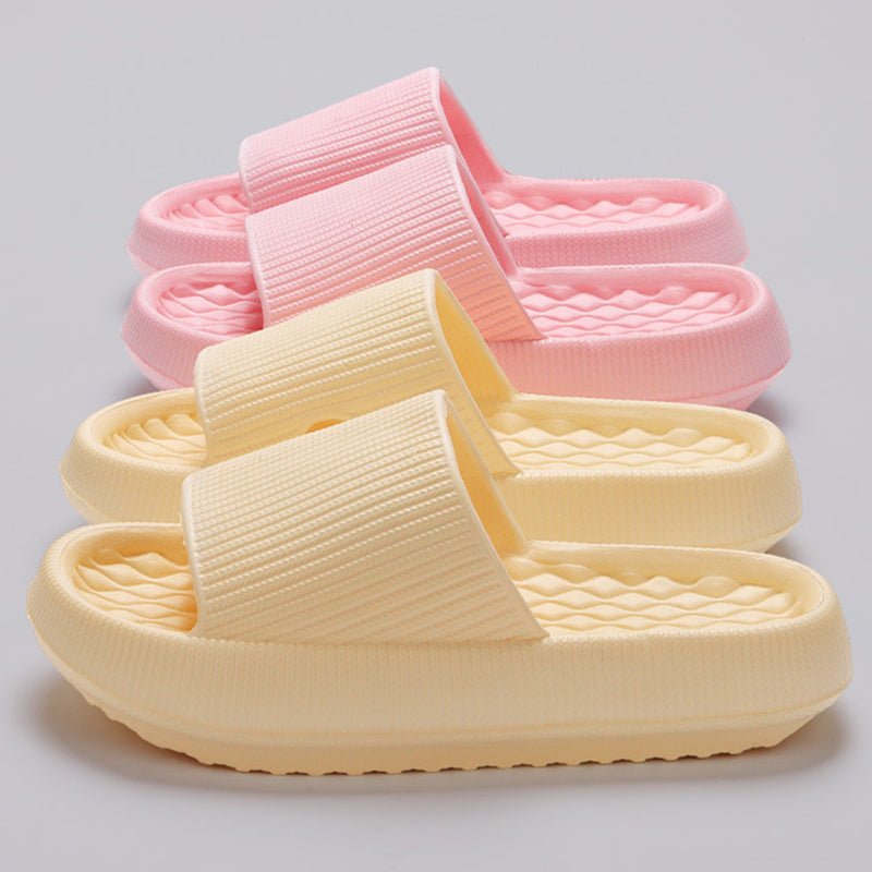 Women's EVA Slippers - Rhombus Stripe Anti-Slip Summer Slides