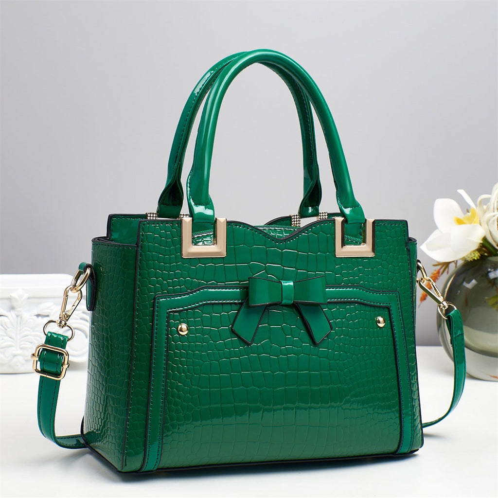 PU Leather Tote & Clutch Set