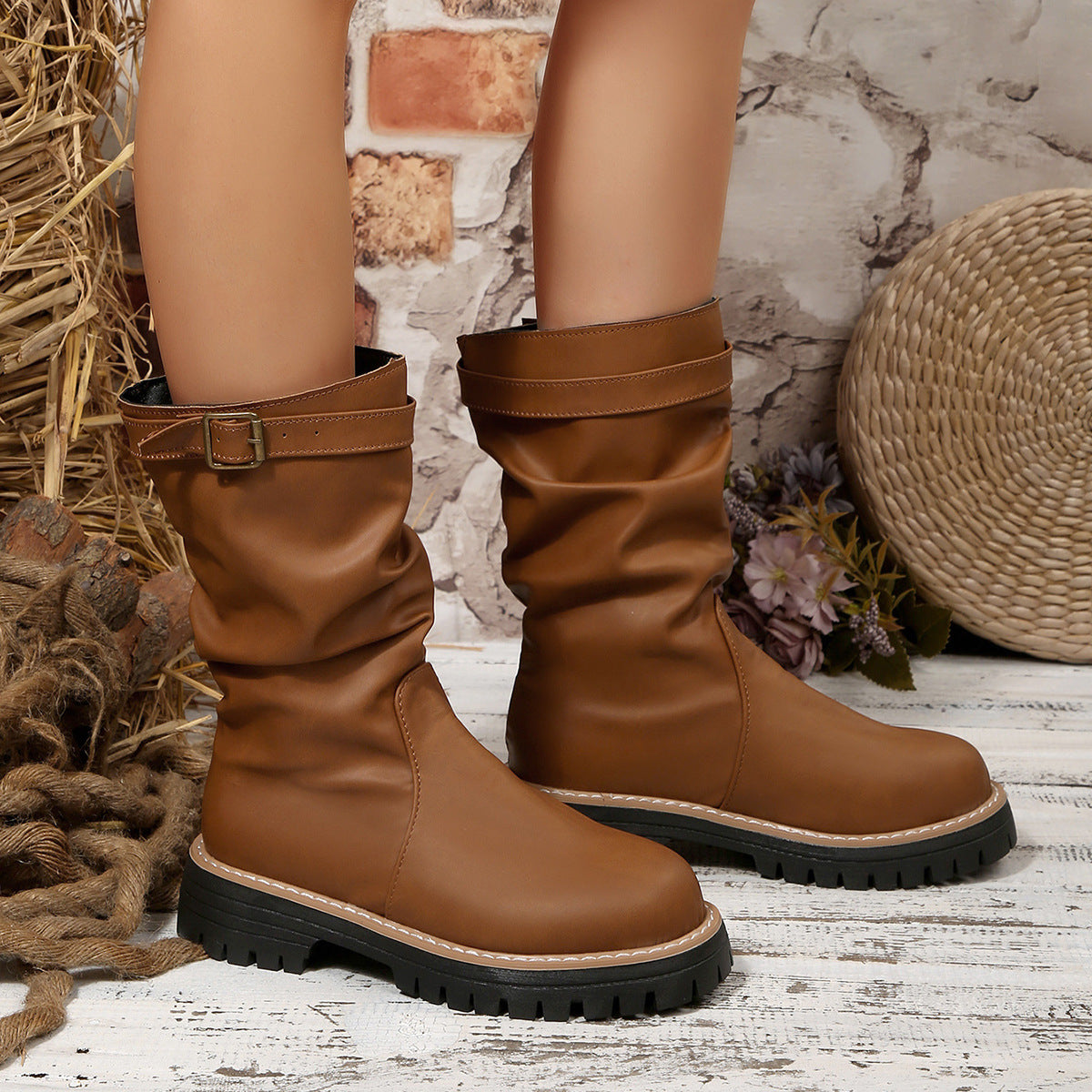 Women's Over-the-Knee Boots | Fleece-Lined Thermal High Boots for Fall & Winter | Korean Style