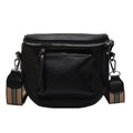 Soft PU Leather Saddle Crossbody Bag