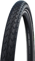 Schwalbe Green Marathon Tire - 27.5 x 1.65 Clincher Wire BLK/Reflective Performance Line GreenGuard TwinSkin Addix