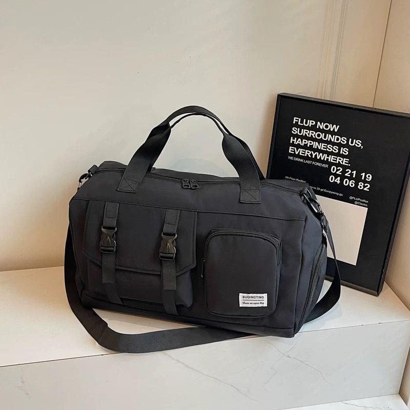 Premium Waterproof Travel Tote Bag - Large Capacity Men's Luggage Storage