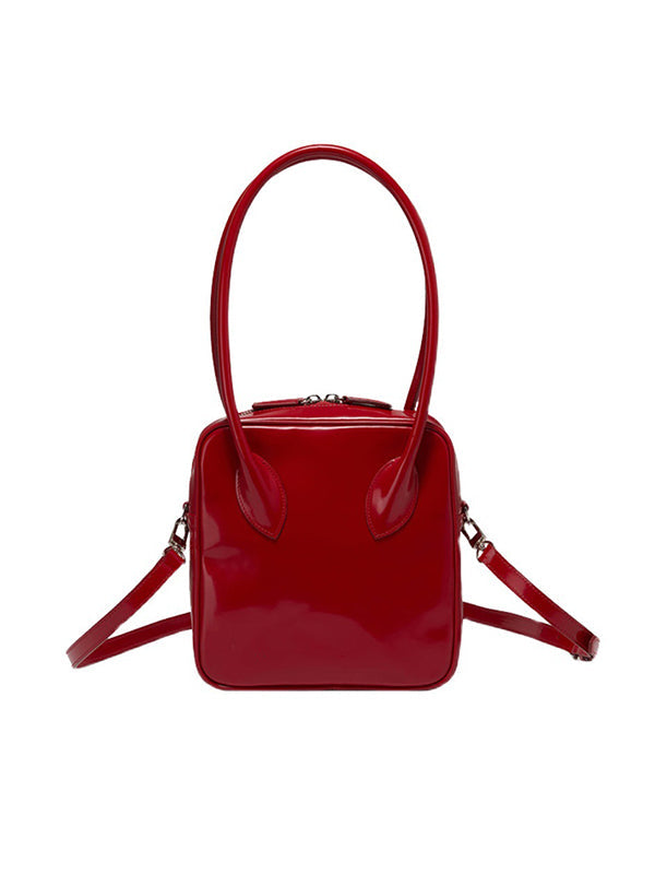 Geometric Split-Joint Shoulder Bags Handbags