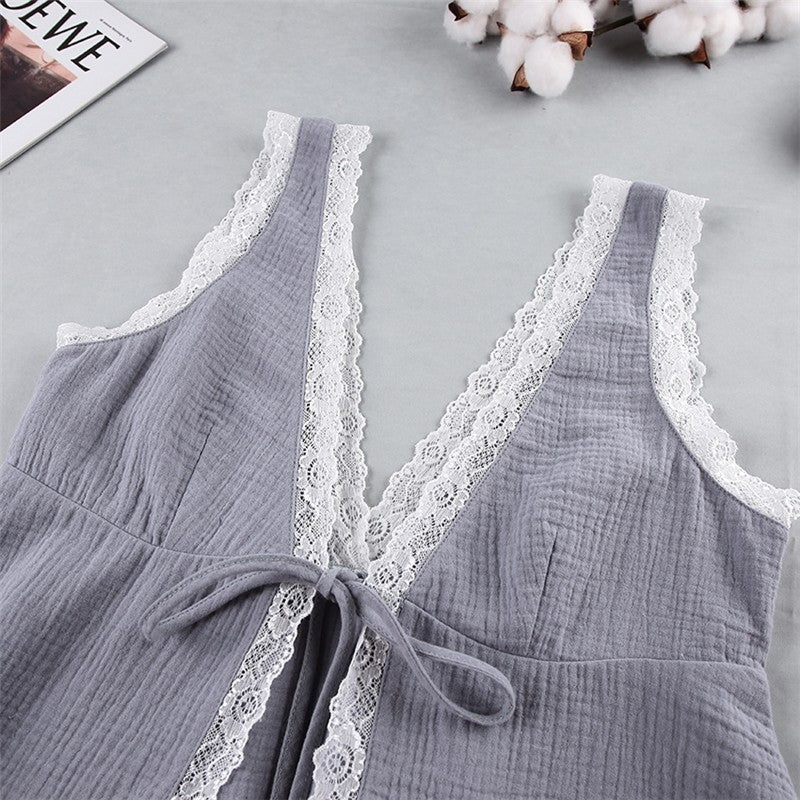 Breathable Lace Women's Pyjamas Set