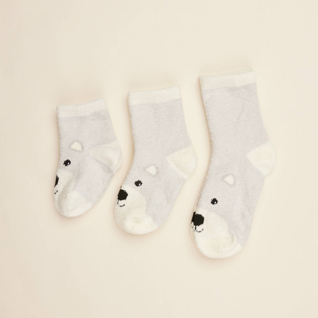 Warmies® Marshmallow Bear Crew Sock Set
