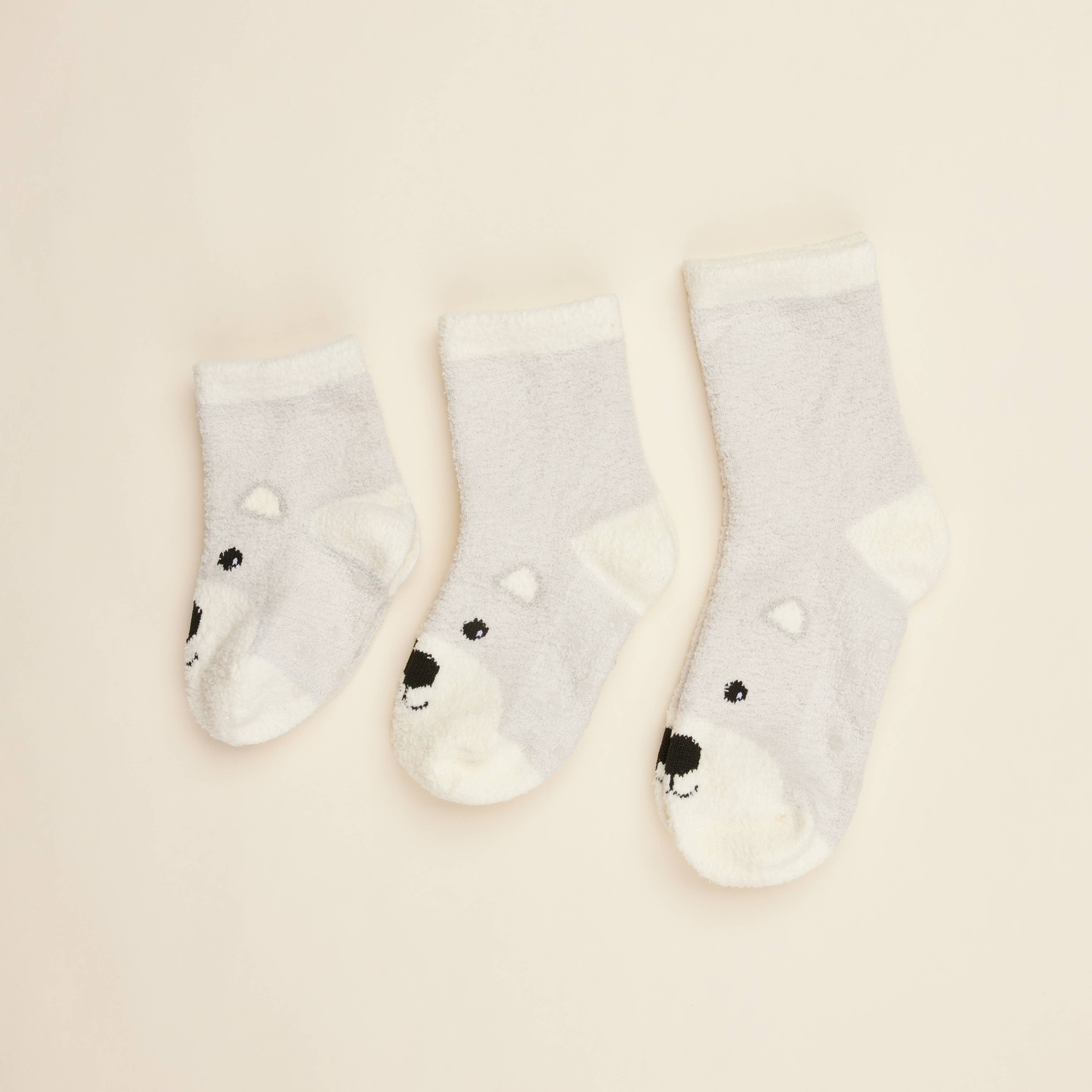 Warmies® Marshmallow Bear Crew Sock Set