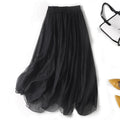 Elegant High-Waisted A-Line Skirt