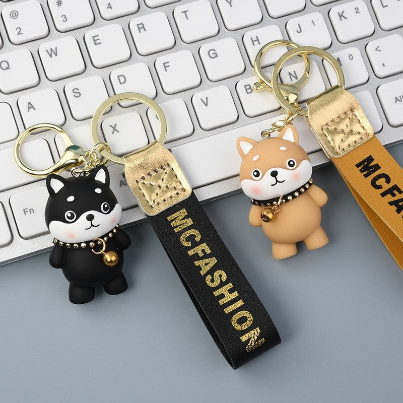 Shiba Inu Resin Keychain - Cute and Creative Cartoon Design