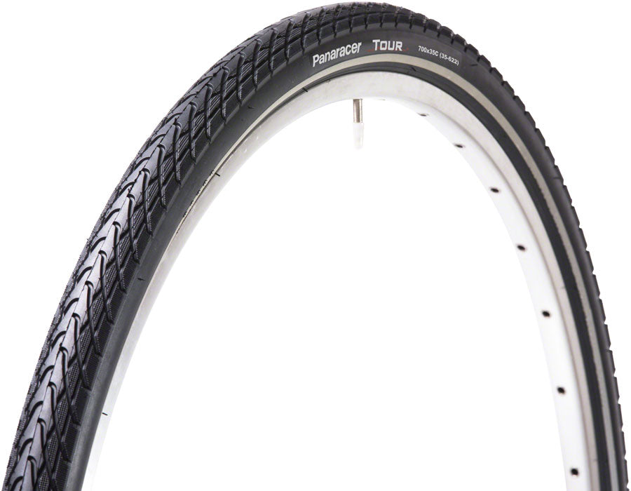 Panaracer TourGuardPlus Tire - 700 x 42 Clincher Wire Black/Reflective
