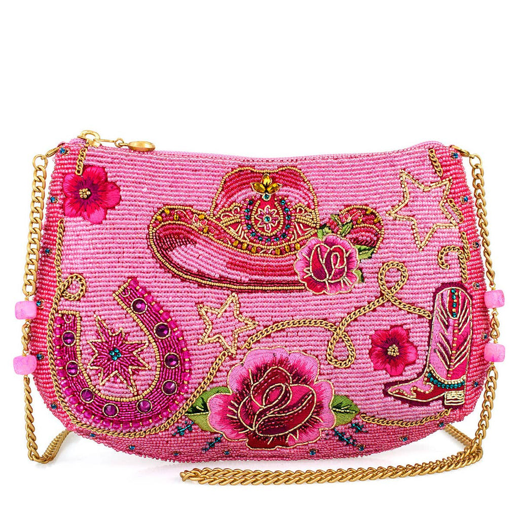 Mary Frances Rodeo Drive Beaded Crossbody Handbag