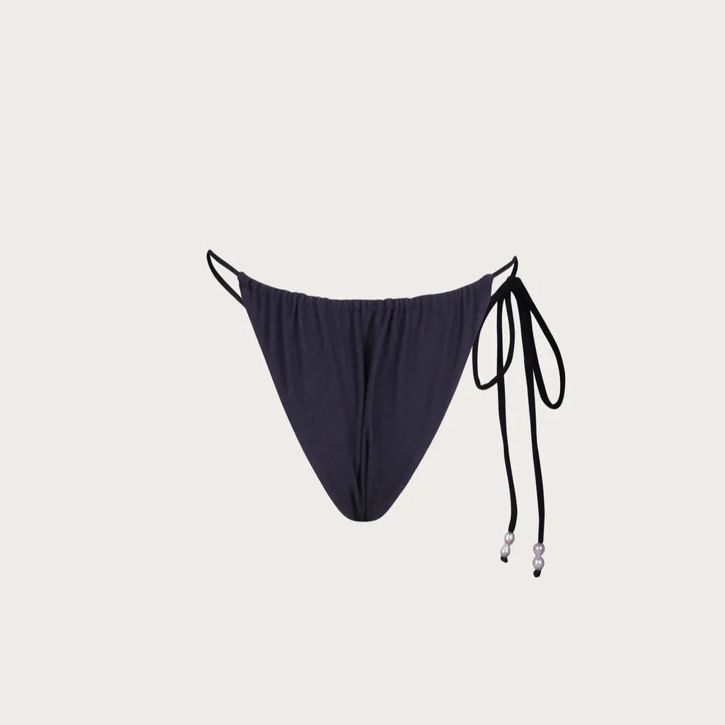Amalfi Allure Pearls Black Bikini