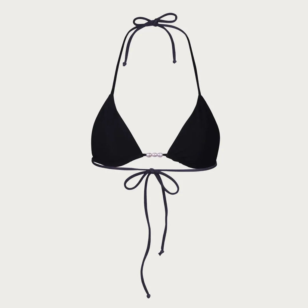 Amalfi Allure Pearls Black Bikini