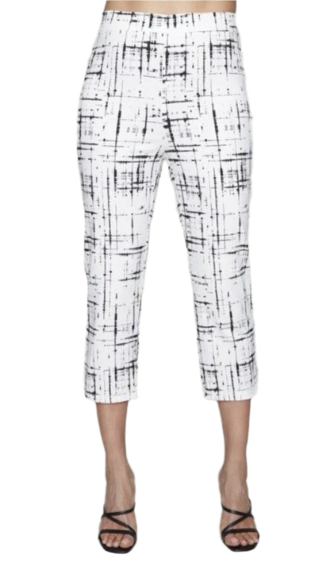 Compli K Black/White Abstract  Capri 33903