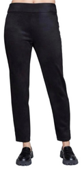 Carré Noir Faux Suede Ankle Crop Pants 7577