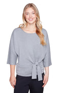 Carré Noir Front Tie Knit Top 8117
