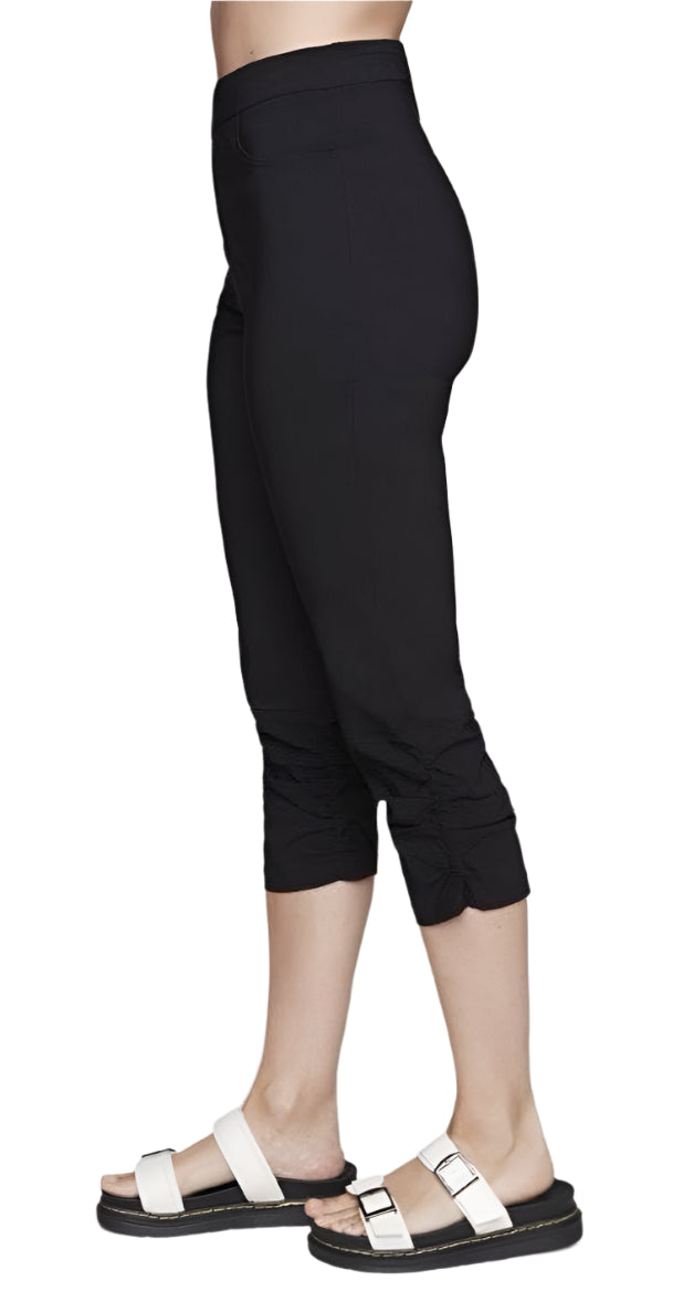 Carré Noir Ruched Capri 7822
