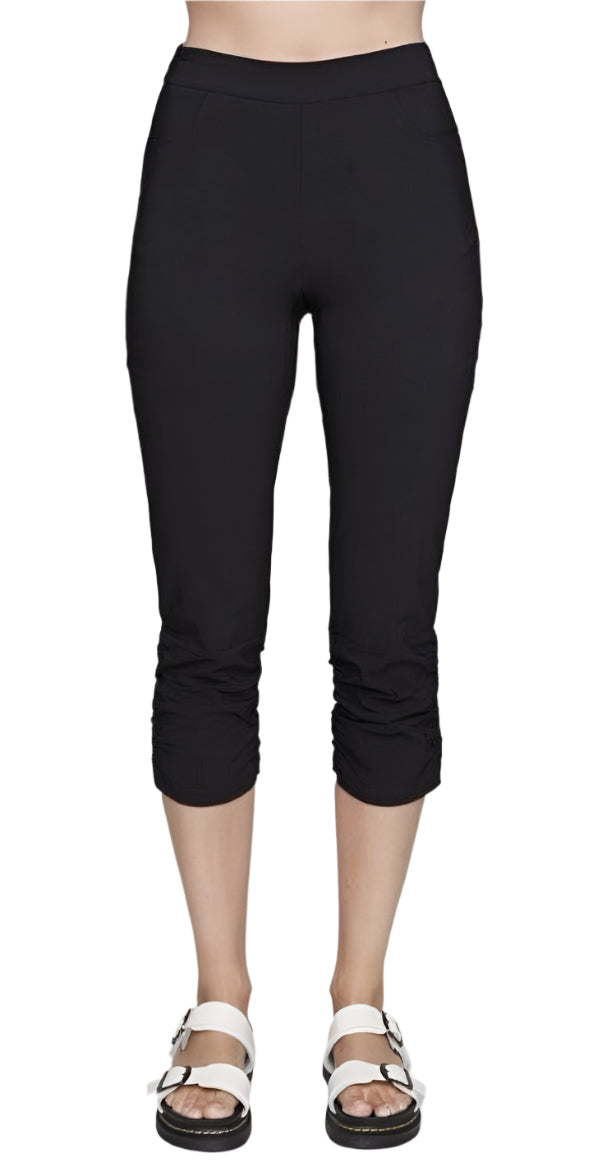Carré Noir Ruched Capri 7822