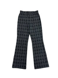 Carré Noir Plaid Wide Leg Pants 7567