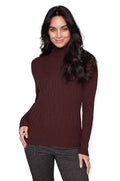 Carré Noir Sleek Ribbed Turtleneck 8210